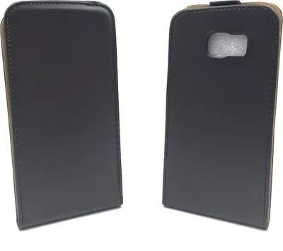 Produktbild von Handyhülle Tasche für Handy Samsung Galaxy S6 Edge+ Schwarz