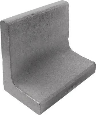 Produktbild von L-Stein unbewehrt grau 30 cm x 40 cm x 7 cm