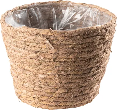 Produktbild von Übertopf - Braun - Reisstroh - Ø 18 cm