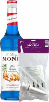 Zdjęcie produktu dla Syrop Monin Curacao (70 cl) + pompka do syropu (10 ml)