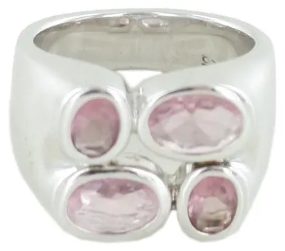 Image de Esprit Femmes Bague Argent Radiant Purple Pink ESRG90861A1, Taille de la bague:53 (16.8 mm Ø)