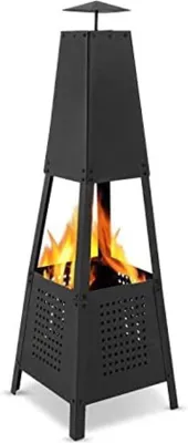 Produktbild von Famanu Feuerstelle Gartenofen - 35 x 35 x 100 cm - 4,33 kg