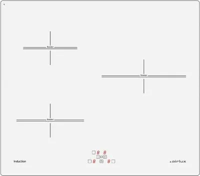 Image de Plaque induction Airlux ATID632WHN  BLANC ATID632WHN