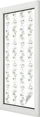 Obrázek produktu pro Vitrážová fólie na okno - 146x50 cm - vitrážový vzor - neprůhledná dekorativní fólie pro ochranu soukromí - samolepicí, UV ochrana - Pflanzenzauber