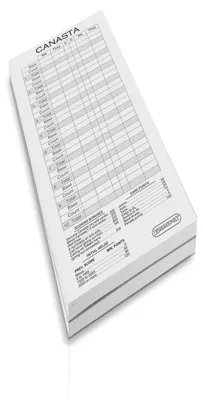 Productafbeelding van Set van 2 Canasta Scorekaarten met 100 Vellen