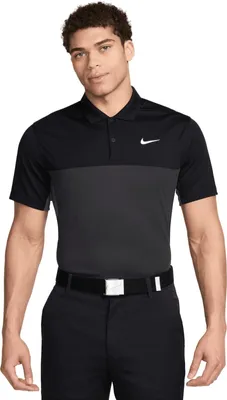 Immagine prodotto di Nike Dri-Fit Victory+ Polo da uomo Nero/Grigio ferro/Grigio fumo scuro/Bianco XL