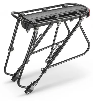 Image de InAndOutdoorMatch - Porte-bagages pour vélo - Aluminium - Fixation rapide, Image générée par une IA