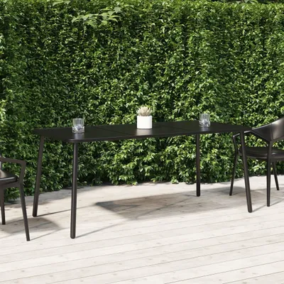 Produktbild von "2026 Promotion" Gartentisch Anthrazit 165x80x71 cm Stahl - Gartentische CC22069
