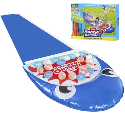 Produktbild von ZURU Bunch O Balloons - Wasserrutsche Hai mit 100 Wasserballons