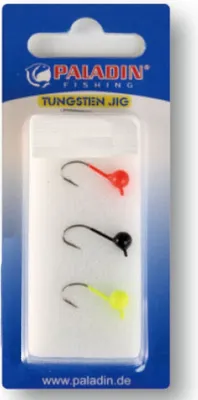 Produktbild von Paladin Tungsten Jigkopf - 3 Jighaken, Größe/Gewicht:Gr. 6 / 1.30g
