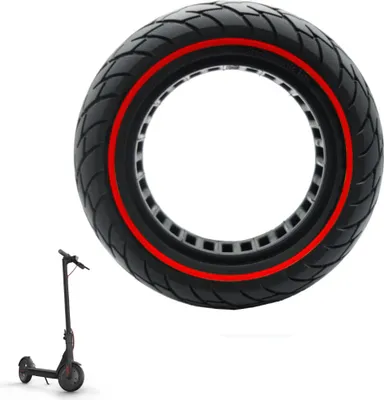 Produktbild von Halber Vollreifen 10x2.125" Red Line für Xiaomi M365/M365PRO/PRO2/1S/Essential/Mi3