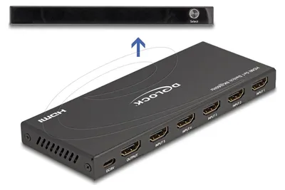 Imagen del producto de Conmutador HDMI Delock, 5 entradas HDMI, 1 salida HDMI, 8K a 60 Hz
