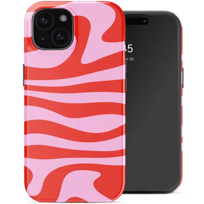 Image de Selencia Vivid Backcover avec MagSafe pour Apple iPhone 15 - Dream Swirl Pink