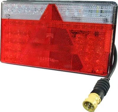 Aspock Rechteckige LED-Rückleuchte 240x140x54 Links 35-0203-067