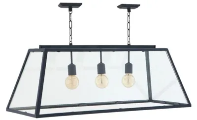 Obrázok produktu pre Casa Padrino Závesné svietidlo zinok 100 x 38 x v. 36 cm - závesné svietidlo