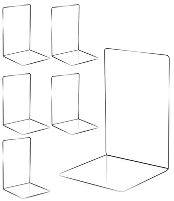 Productafbeelding van Set van 6 Heldere Acryl Boekensteunen