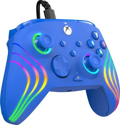 Produktbild von PDP Controller kabelgebunden Afterglow Wave blau XboxSeriesX