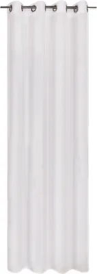 Produktbild von Gerster Ösenschal Uni B = 140 x H =235 cmTransparent We Uni weiß