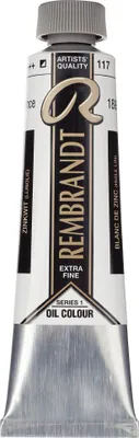 Produktbild von Rembrandt Ölfarbe Tube 40 ml Zinkweiß (Leinöl) 117
