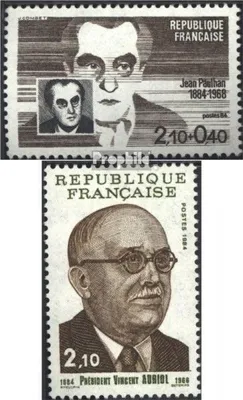 Produktbild von Briefmarken Frankreich 1984 Mi 2470,2471 (kompl.Ausg.) gestempelt Paulhan