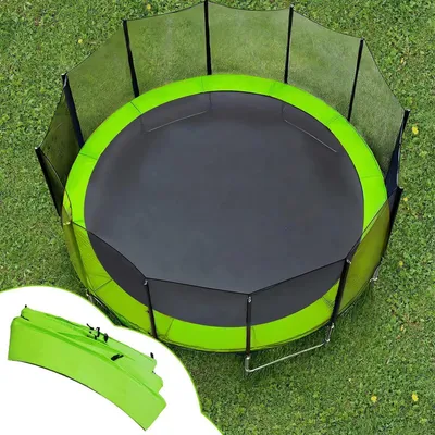 Produktbild von Trampolin Randabdeckung Ø 305 cm Grün UV-resistent Reißfest