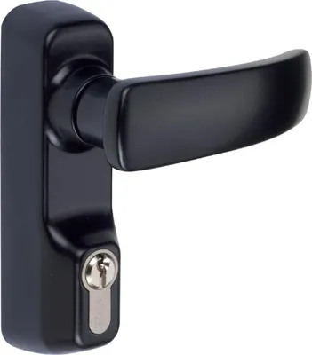 Produktbild von 94011005T Türdrücker, Europrofilzylinder für Idea - Schwarz