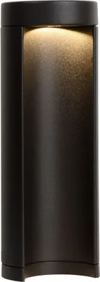 Produktbild von Lucide Außenlampe LED warmweiß 3000K IP54 Schwarz Ø 9 cm H 25 cm 200 Lumen