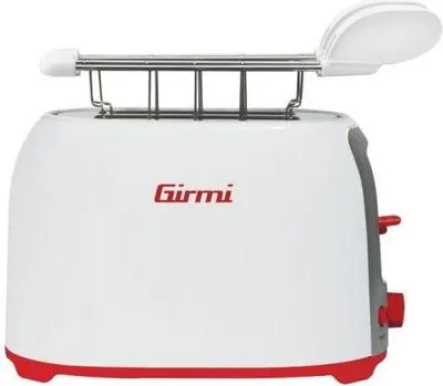 Produktbild von Girmi TP1001, 2 Scheibe(n), Rot, Weiß, 750 W, 230 V, 50 Hz, 270 mm