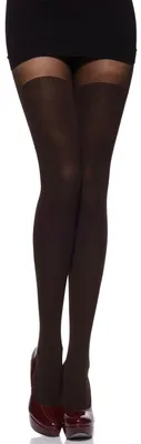 Image de Collants pour femme Merry Style avec motif au-dessus du genou, 80 deniers, MSSSR01 (Caffee, M).