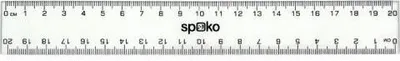 Obrázek produktu pro Spoko pravítko 20 cm - transparentní
