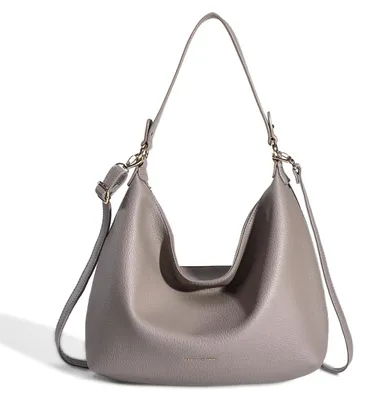 Productafbeelding van David Jones - Hobo tas, schoudertas, medium formaat, Polyurethanleer, grijs