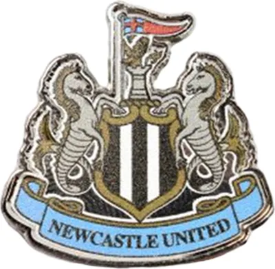 Obrázok produktu pre Newcastle United FC - odznak - kovový BS4562 (jedna veľkosť) (čierna/biela/modrá/zlatá)