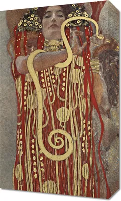 Image de Tableau 30 x 50 cm Hygieia, Gustav Klimt Vintage pour le salon