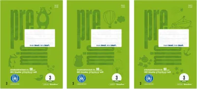 Image de Bloc de feuilles de travail Staufen Premio DIN A4, 50 feuilles, 90 g/m², 21 lignes doubles, 4 trous, vert clair