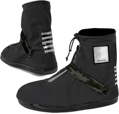 Produktbild von Famanu Schuhüberzüge wiederverwendbar – wasserdicht, rutschfeste Sohle – für Regen, Matsch und Schnee