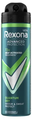 Zdjęcie produktu dla Rexona Men Advanced Protection, spray antyperspirant Quantum Dry, 150 ml