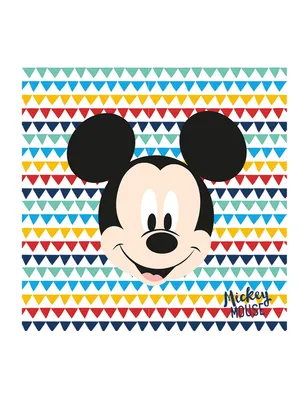 Productafbeelding van Mickey servetset, 20 stuks, 33 x 33 cm