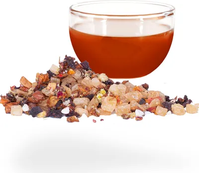 Produktbild von tea4chill Tee / Früchtetee Rhabarber-Zitrone, 100g Beutel