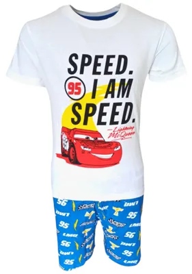 Produktbild von Schlafanzug kurz Disney Cars Lightning McQueen  Blau 104 cm