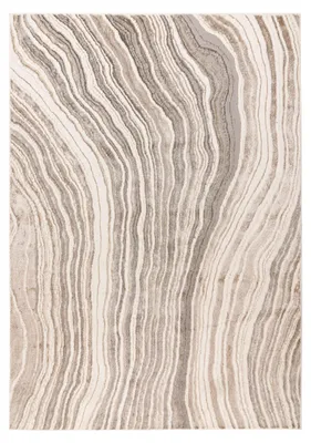 Produktbild von Teppich Chalk 225 Silber / Beige 160x230 cm – Pflegeleicht & Strapazierfähig