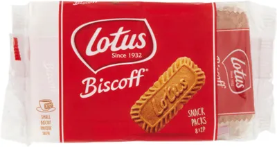 Image de Biscuits Lotus Biscotto Snack, 124 g