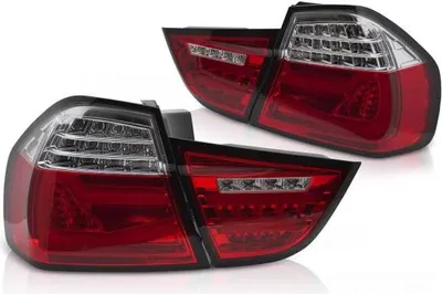 Immagine prodotto di Fanali posteriori full LED per BMW E90 LCI berlina anno 08-12 rosso/cromo