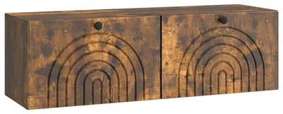 Obrázek produktu pro vidaXL Nástěnná skříňka pod televizi, kouřový dub, 98 x 31 x 30 cm