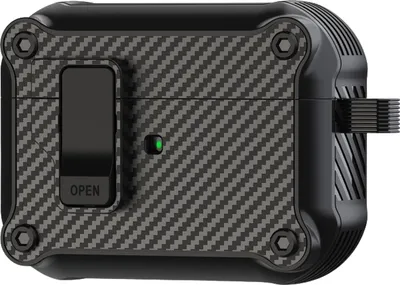 Produktbild von Mobigear Racing Clip  Apple AirPods Pro 2 Hardcase Hülle - Schwarz