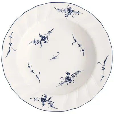 Produktbild von Villeroy & Boch – Vieux Luxembourg Suppenteller 227 mm, 310 ml – Premium Porcelain – Art.-Nr. 1023412700 – EAN 5450102184859 – Vorteilset 4 Stück – inkl. 4 Edelstahl-Trinkhalme