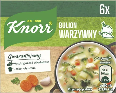 Zdjęcie produktu dla Knorr Bulion na włoszczyźnie 60 g (6 kostek)