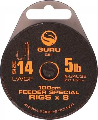 Zdjęcie produktu dla Guru Tackle LWGF Feeder Rig 1m 10