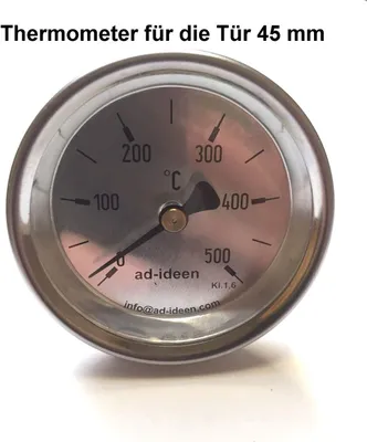Image de 0 - 500°C Thermomètre à four Thermomètre à gril 45 mm