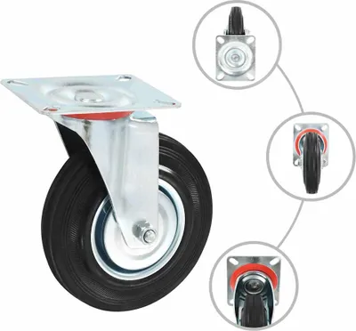Produktbild von vidaXL 12 Stk. Lenkrollen 125 mm