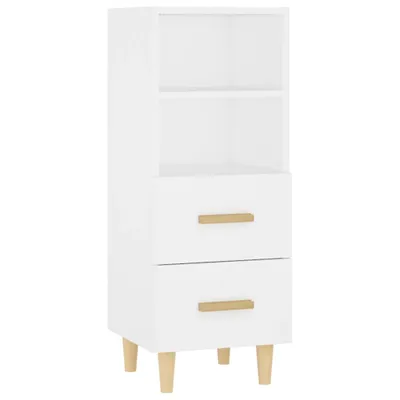 Obrázek produktu pro Příborník bílý 34,5 x 34 x 90 cm kompozitní dřevo